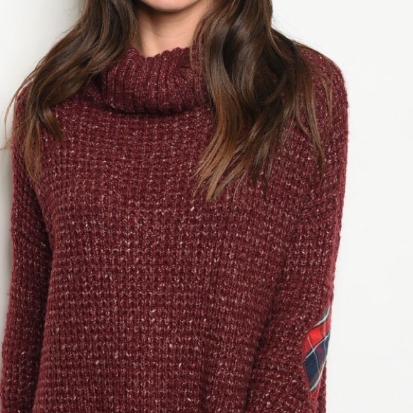 ❄️LAST2️⃣//BURGUNDY TURTLENECK SWEATER - Picture 5 of 10